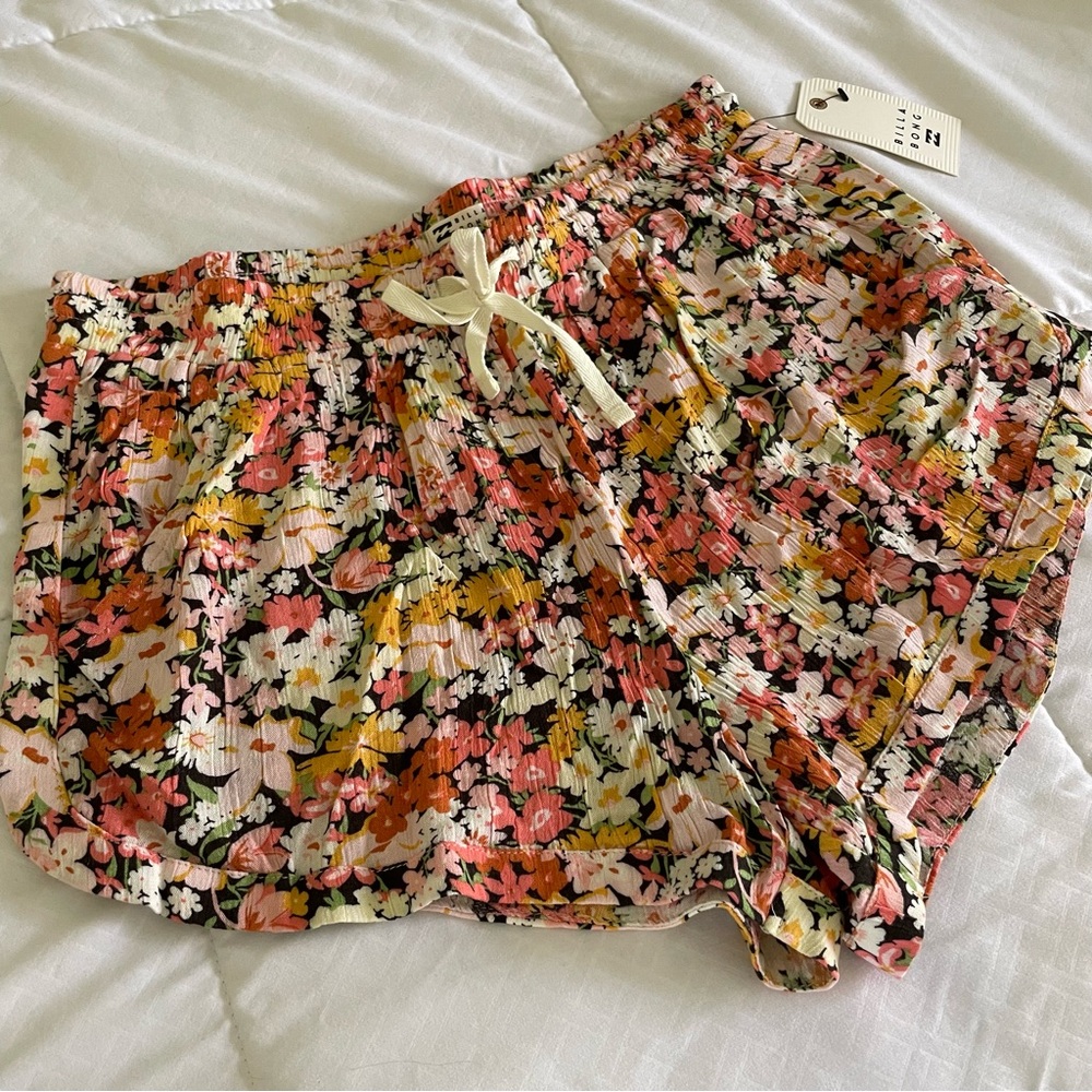 Billabong Road Trippin Crinkle Floral Shorts